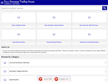 Tablet Screenshot of chapatimachine.net
